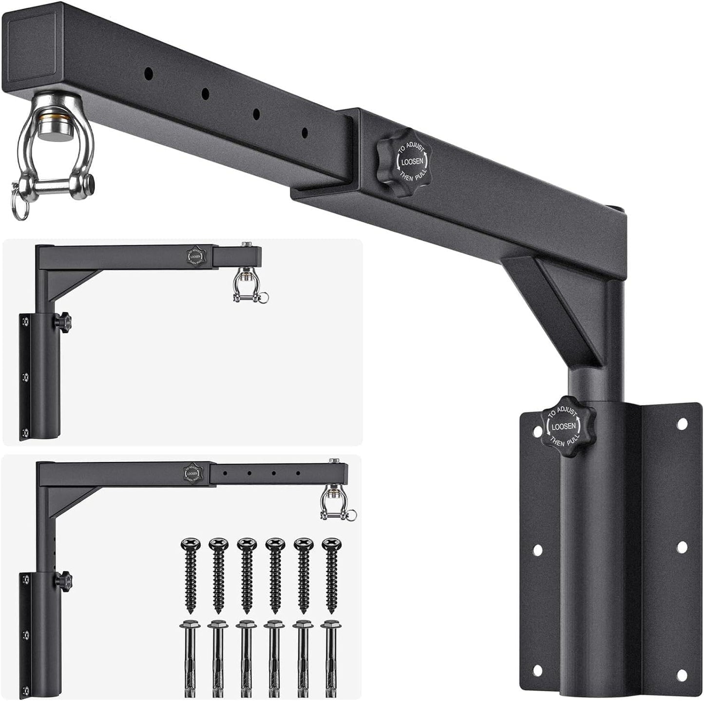 BeneLabel Heavy Duty Wall Mount Bag Hanger - 800LB Capacity