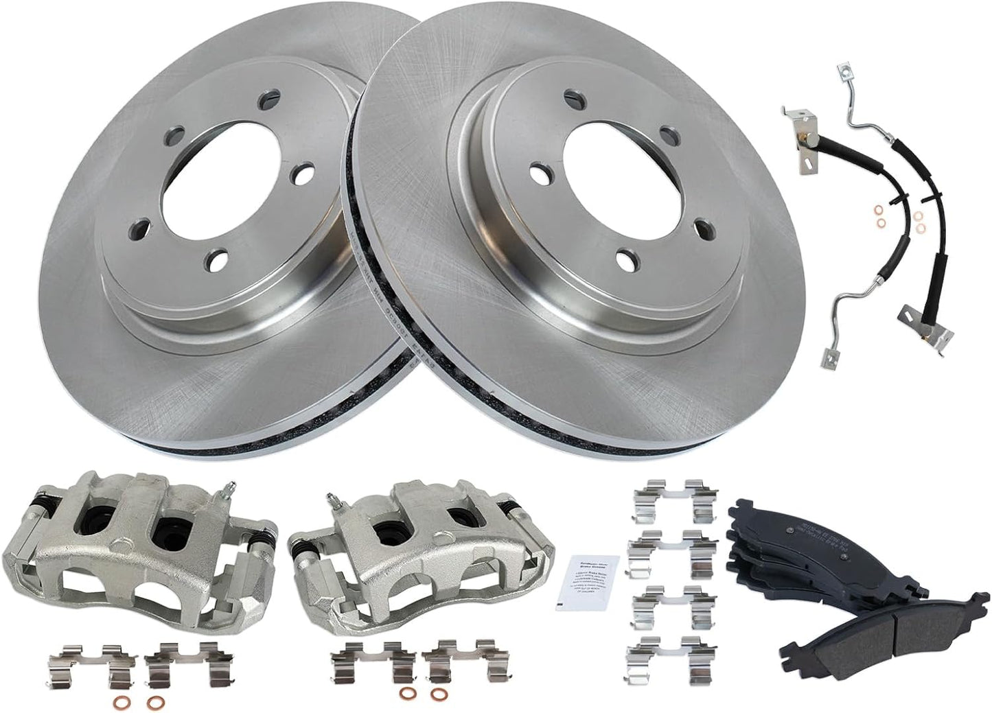 TRQ Front Brake Pad & Rotor Kit for 2006-2010 Ford Explorer