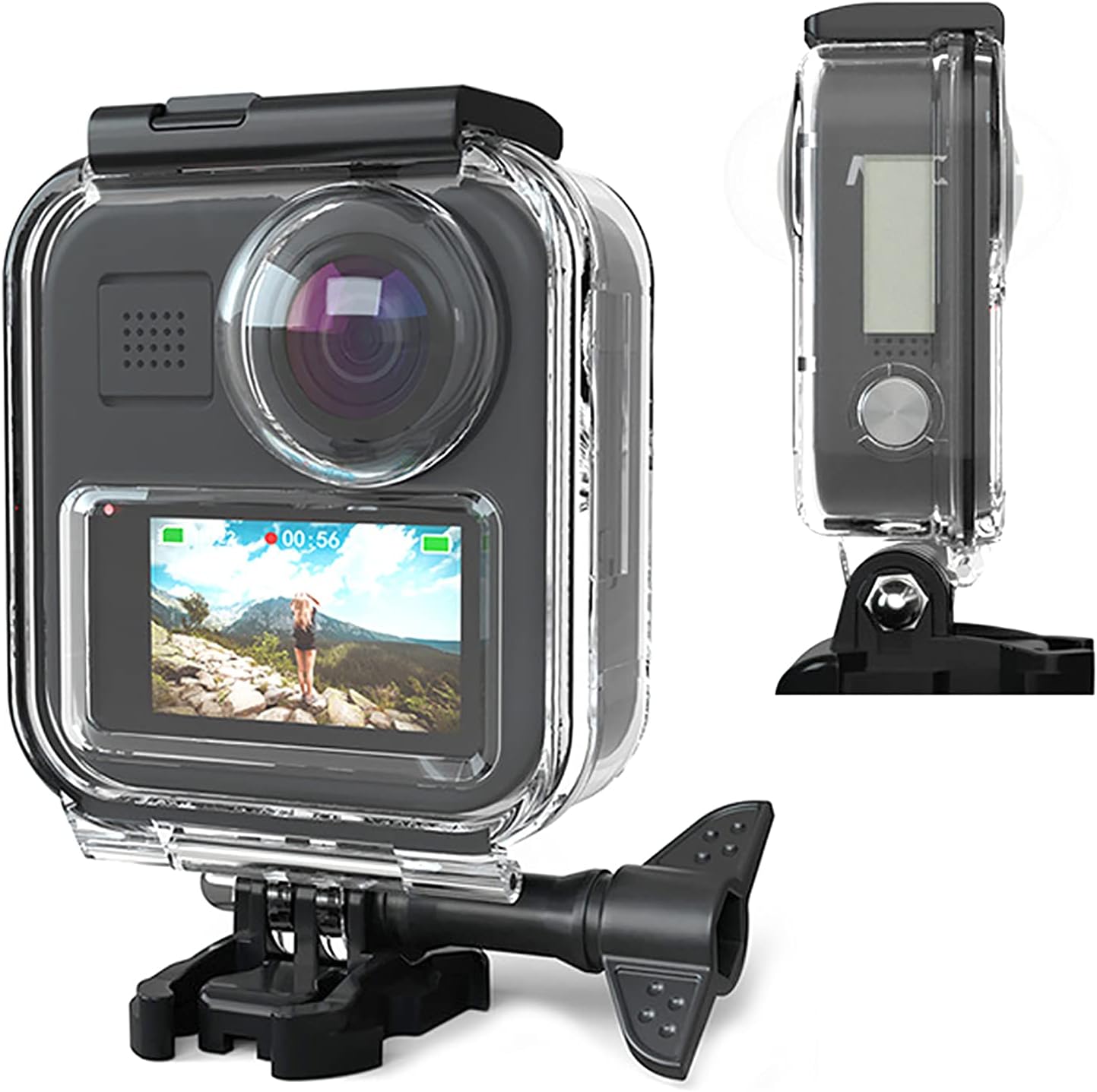 Action Camera Housing Case for Underwater Diving Protection