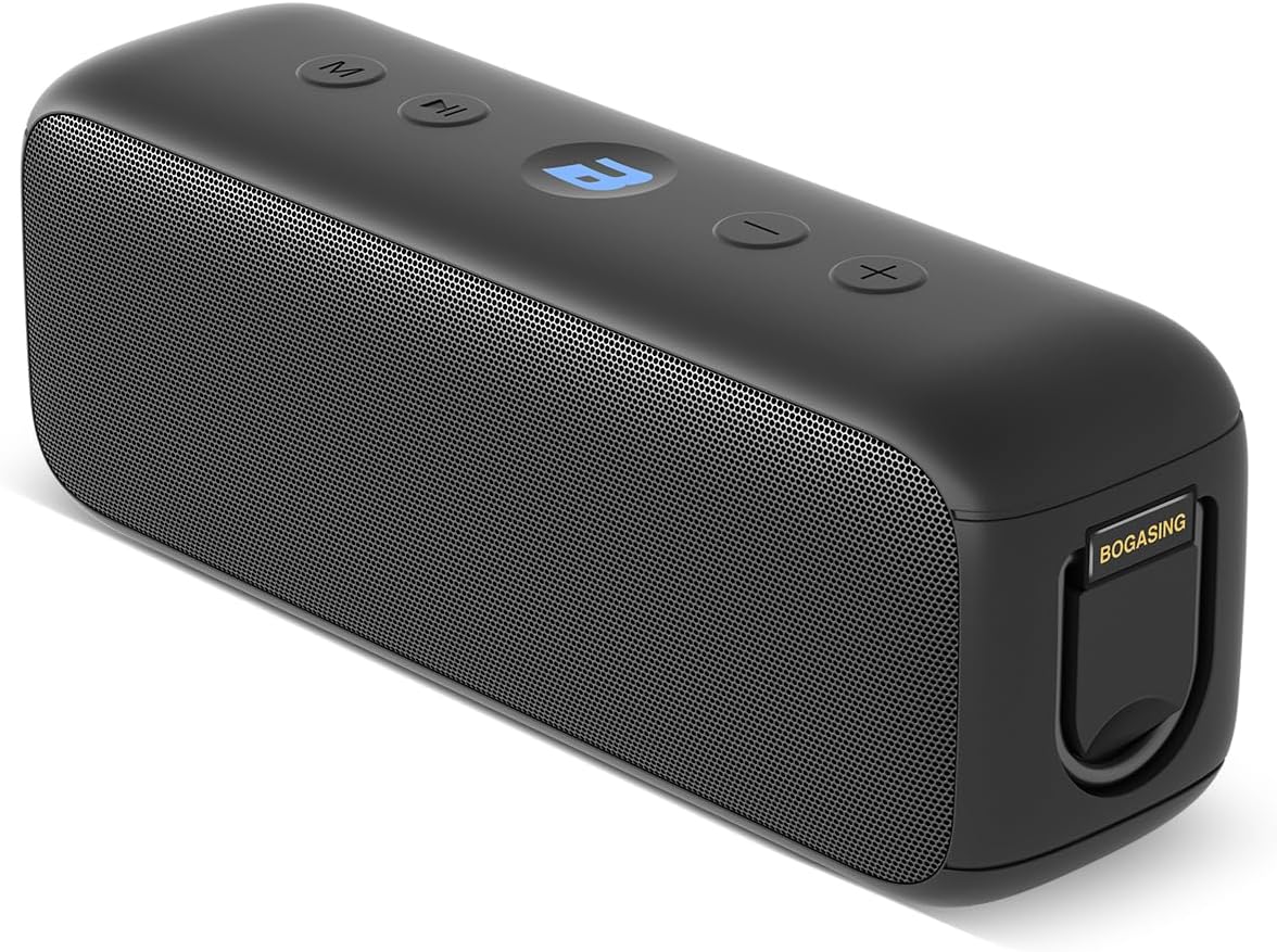 BOGASING G6 Bluetooth Speaker: 30W Sound, 35H Playtime, Waterproof