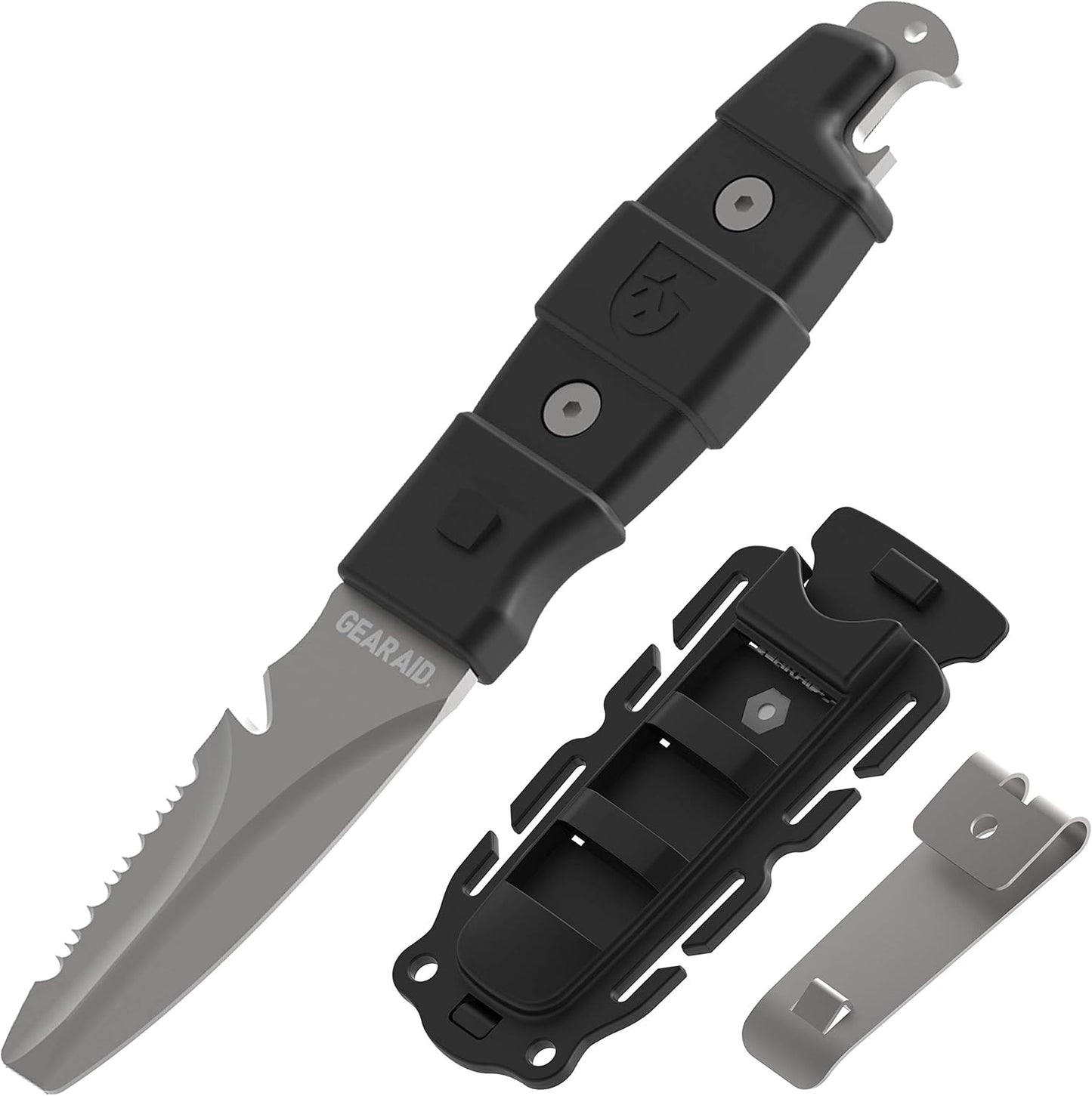 GEAR AID Akua Blunt Tip Knife - 3 Serrated Blade