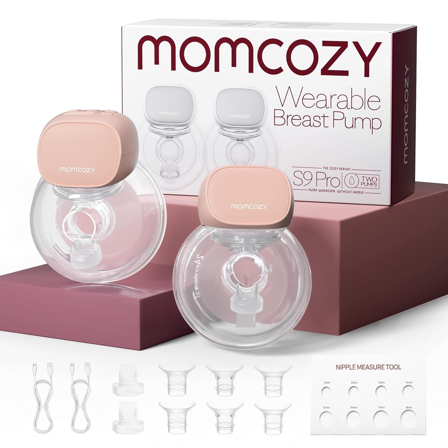 Momcozy S9 Pro Wearable Breast Pump with Extended Battery Life