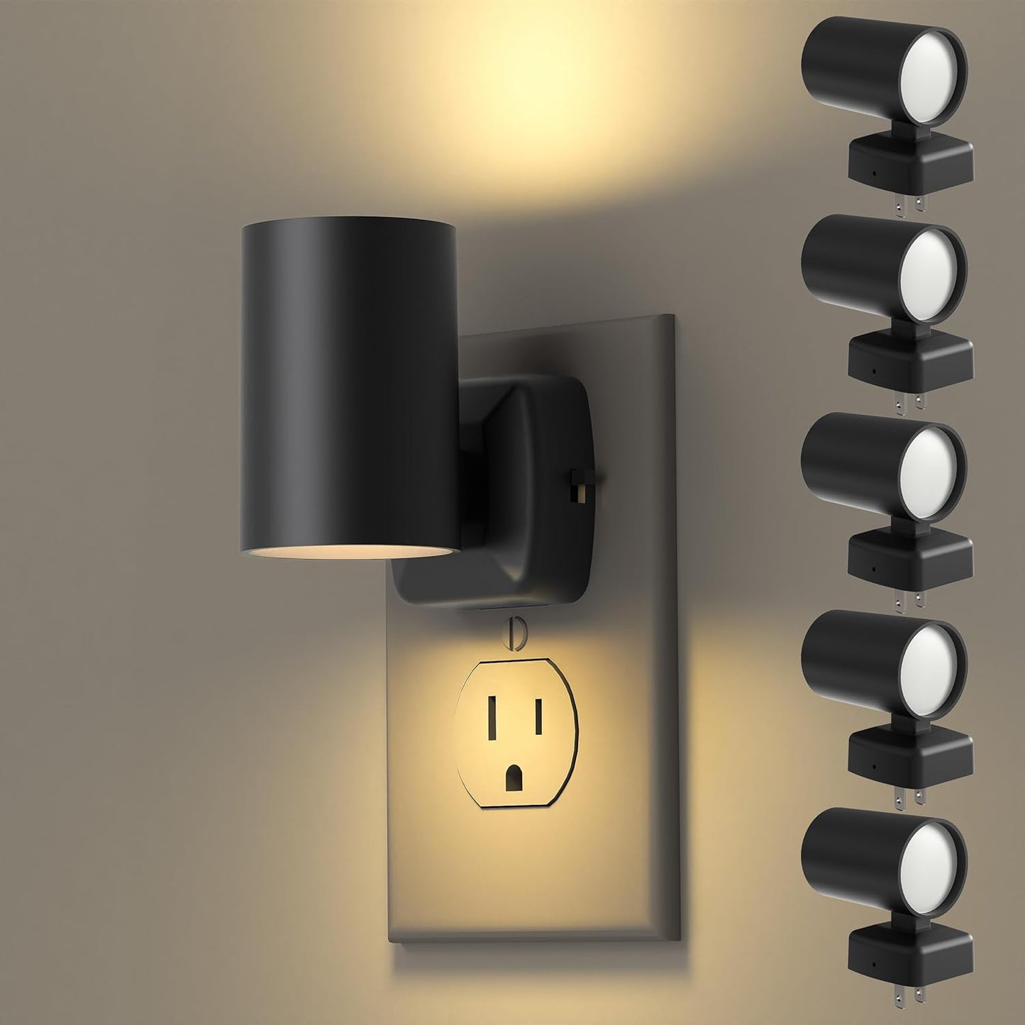 Led Night Light Plug in with Dusk to Dawn Sensor for Safety