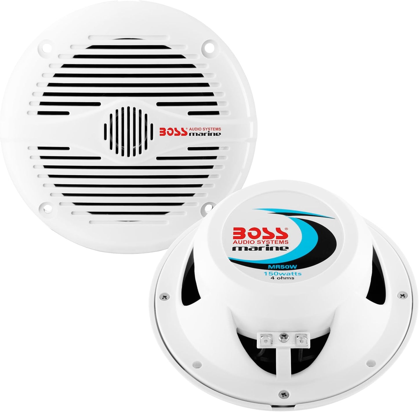 150W Weatherproof Marine Speakers - Boss Audio