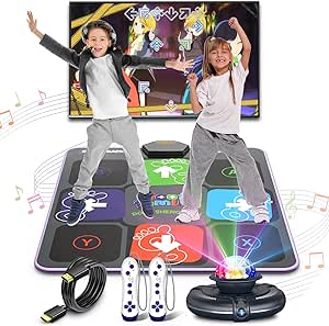 FWFX Kids Dance Game Mat - Fun Wireless Dance Pad for All Ages