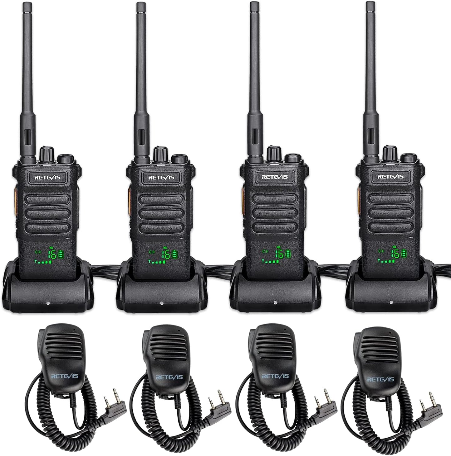 Retevis RT86 Professional 2 Way Radio Long Range Walkie Talkies
