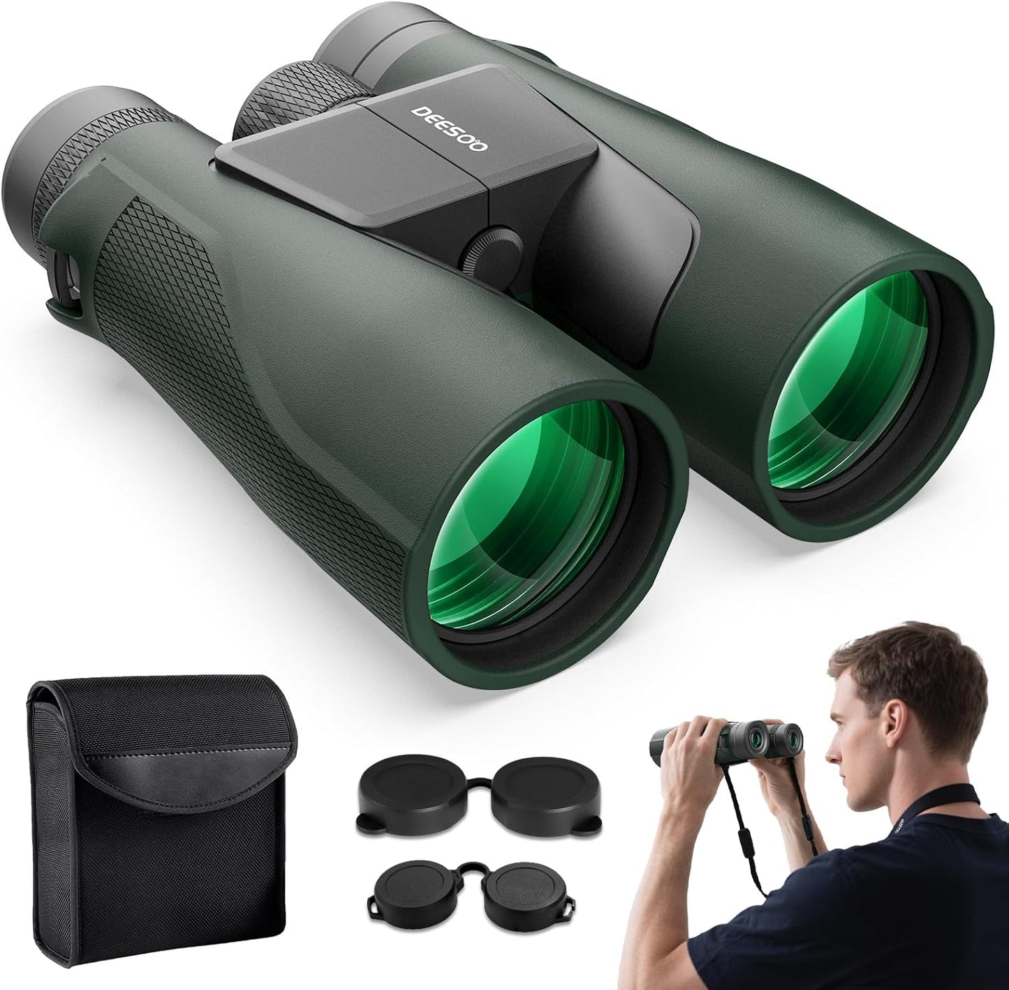 15x56 High Powered Binoculars for Adults - Deesoo Waterproof