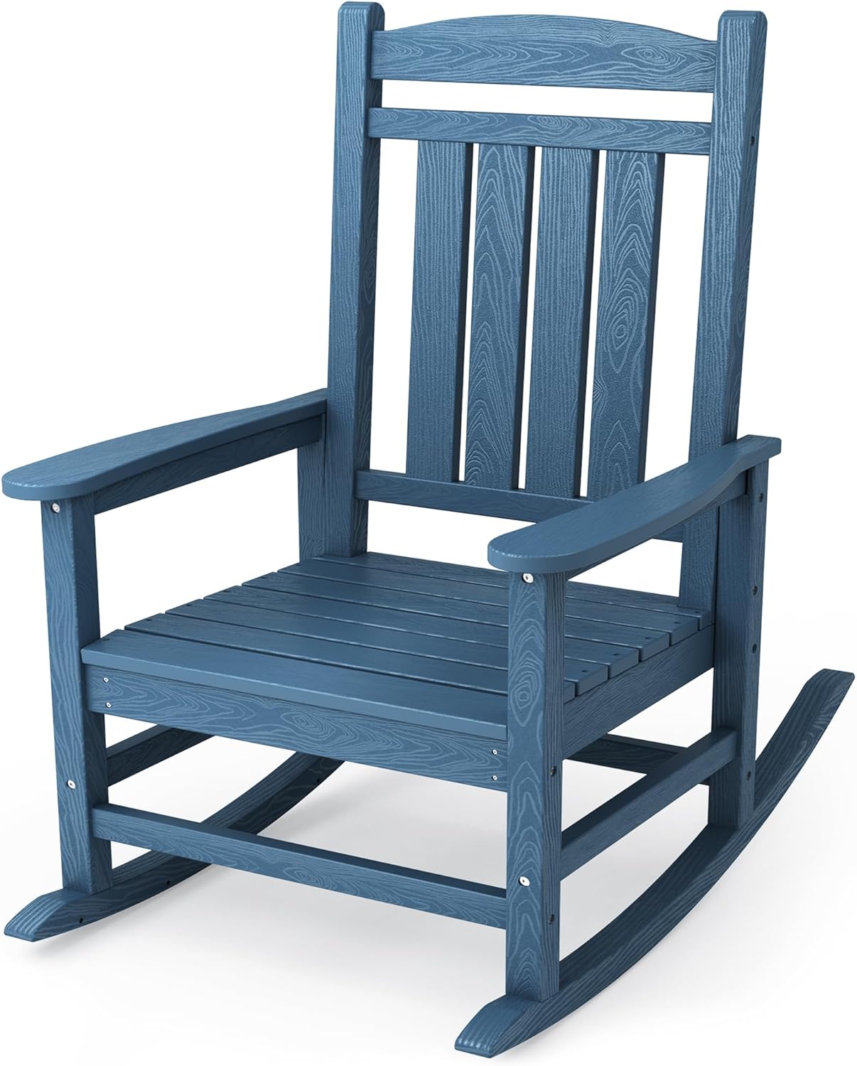 KINGYES HDPE Outdoor Rocking Chair for Ultimate Relaxation