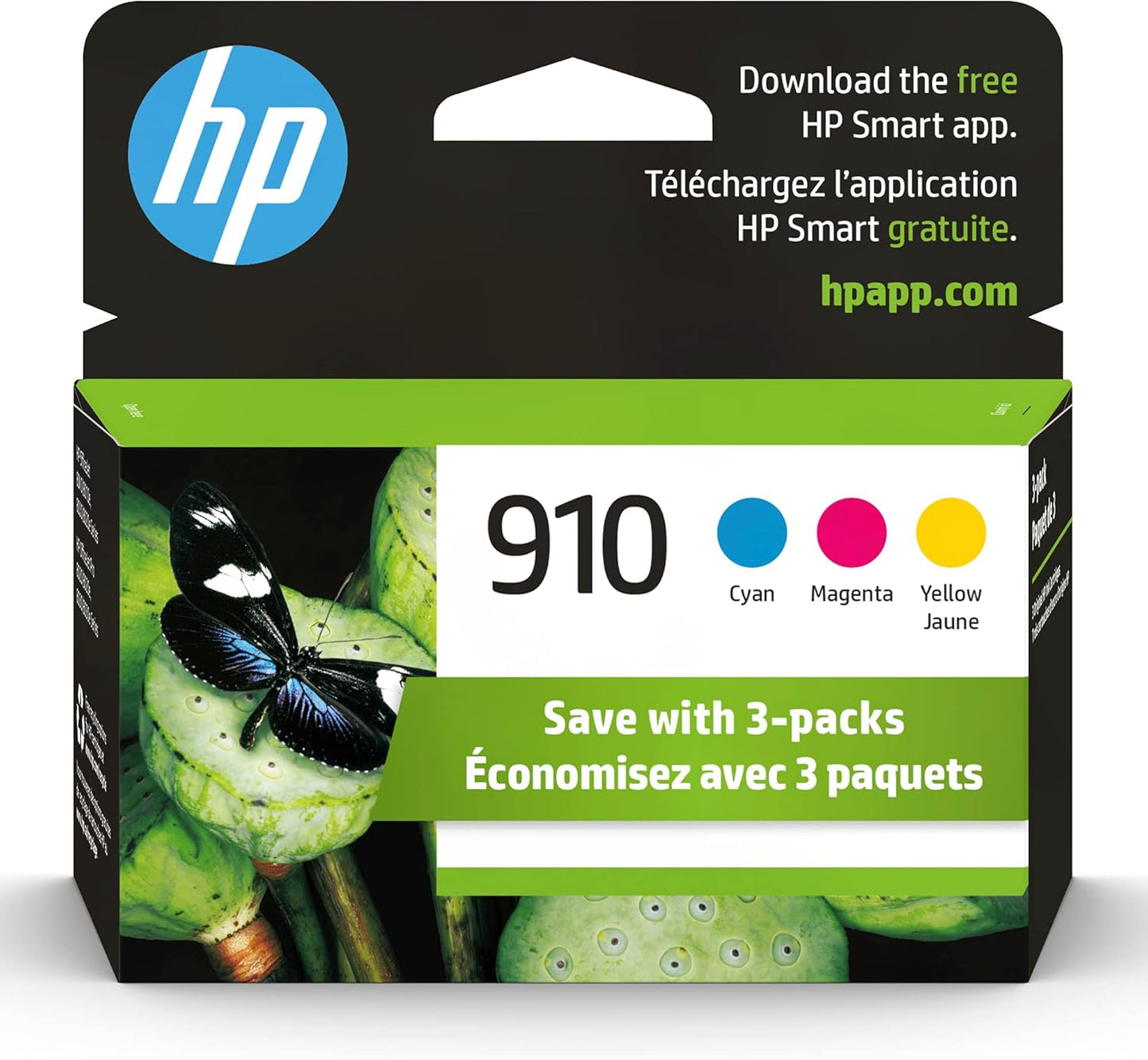 HP 910 Ink Cartridges | Vibrant Colors, Instant Ink Eligible