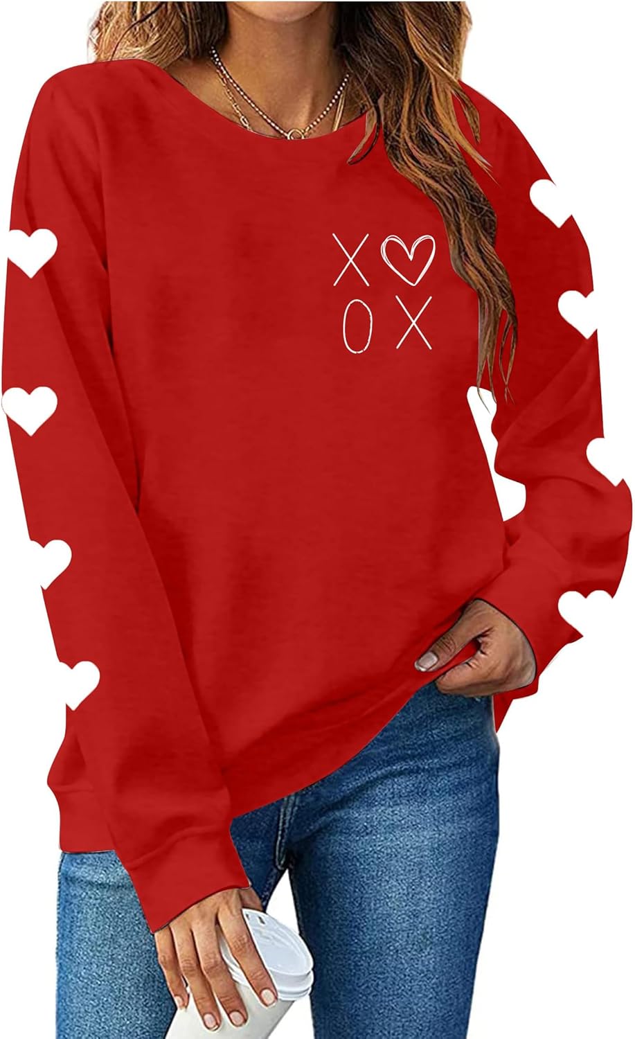 Valentines Love Heart Sweatshirt - COLORED BLISS