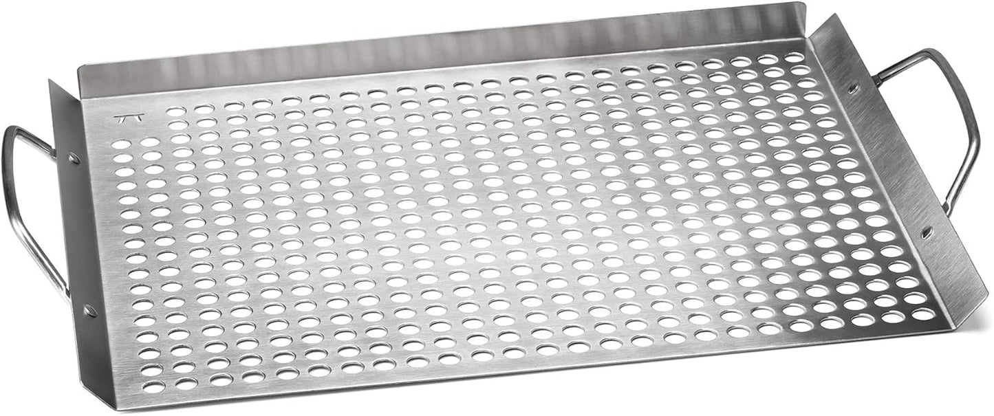 Stainless Steel Grill Topper Grid for Perfect BBQ Cooking