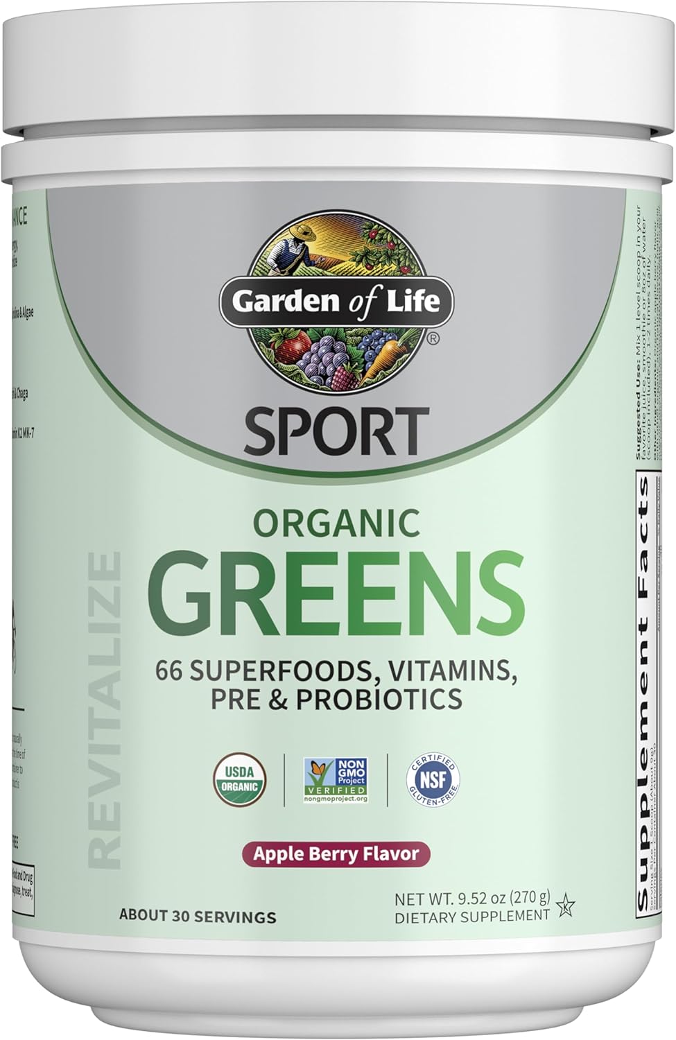 Garden of Life Sport Nutrition Greens Superfoods Powder Review