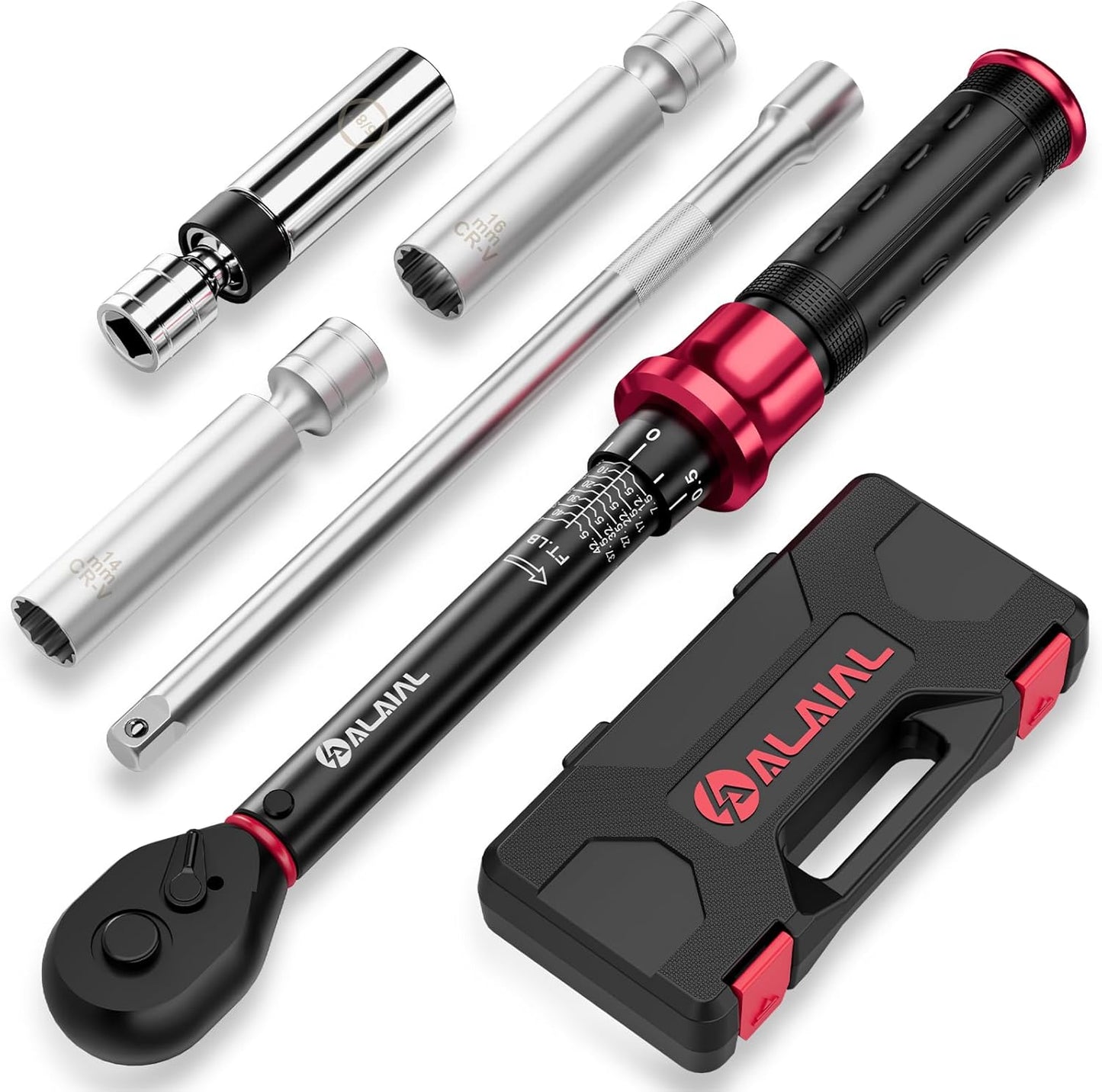 Magnetic Spark Plug Socket Set with Torque Wrench for Cars