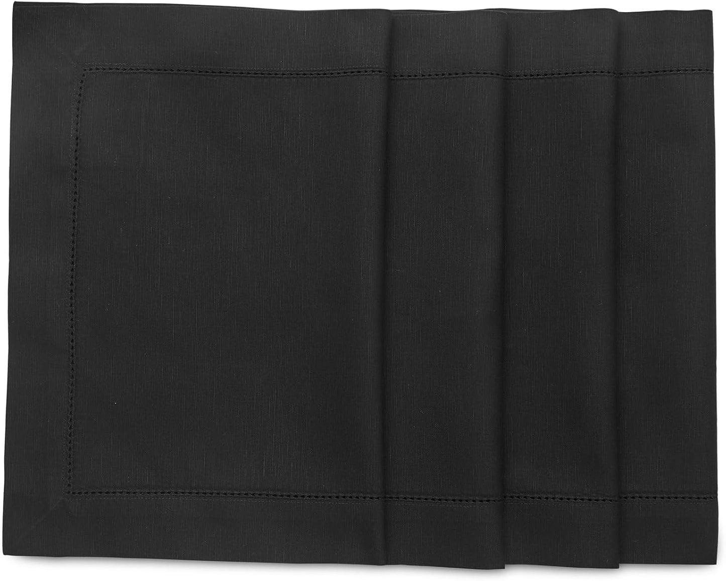 Black Placemats Set of 4 for Fall and Holiday Celebrations