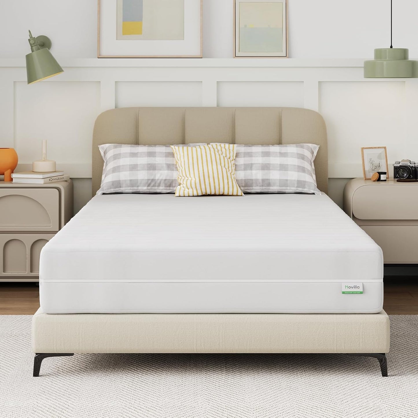 Novilla 6 Inch Twin Mattress with Flippable Design for Comfort