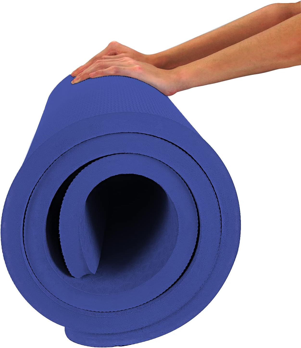 Hatha Yoga Mat | Large 72x32 inches | Non-Slip & Anti-Tear