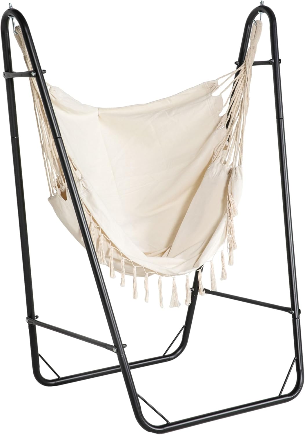 Outsunny Hammock Chair: Comfy Hanging Lounge with Stand