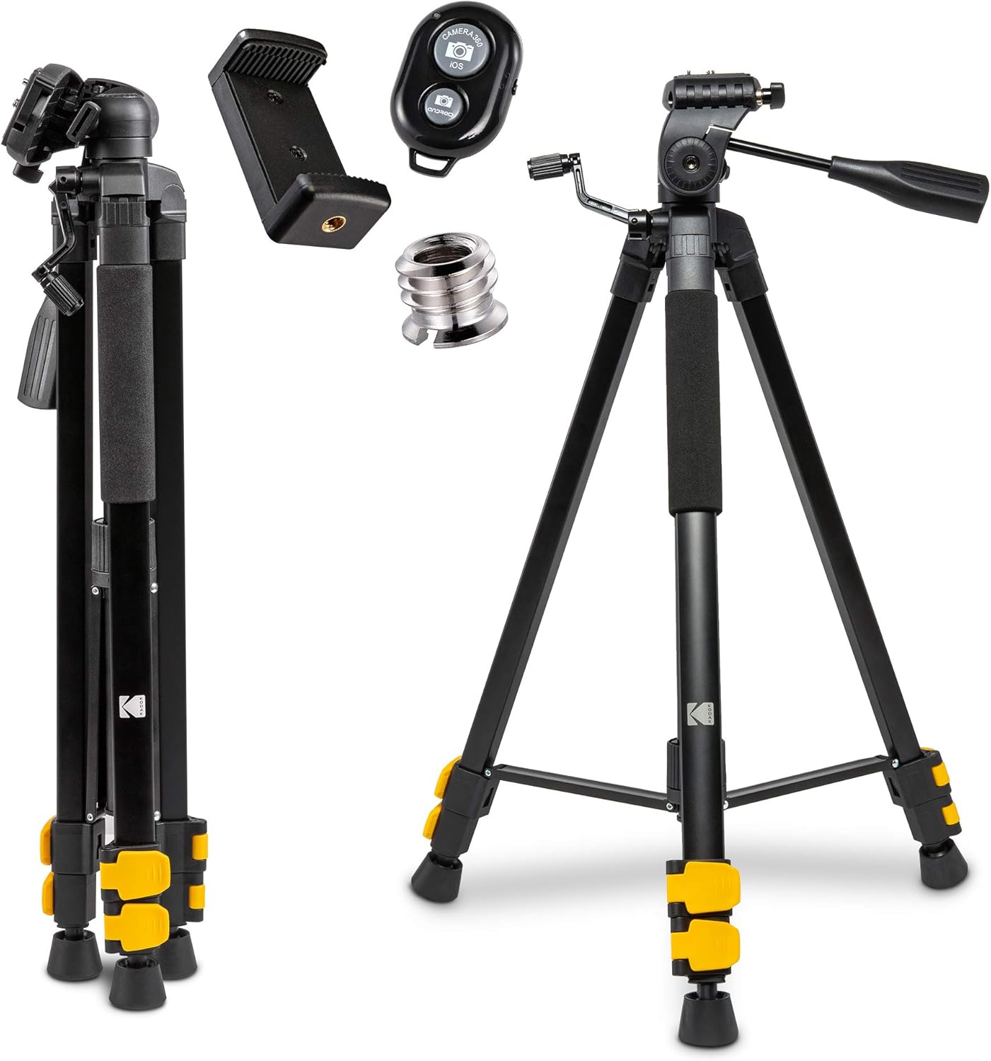 KODAK PhotoGear 62in Tripod: Lightweight, Versatile & Durable