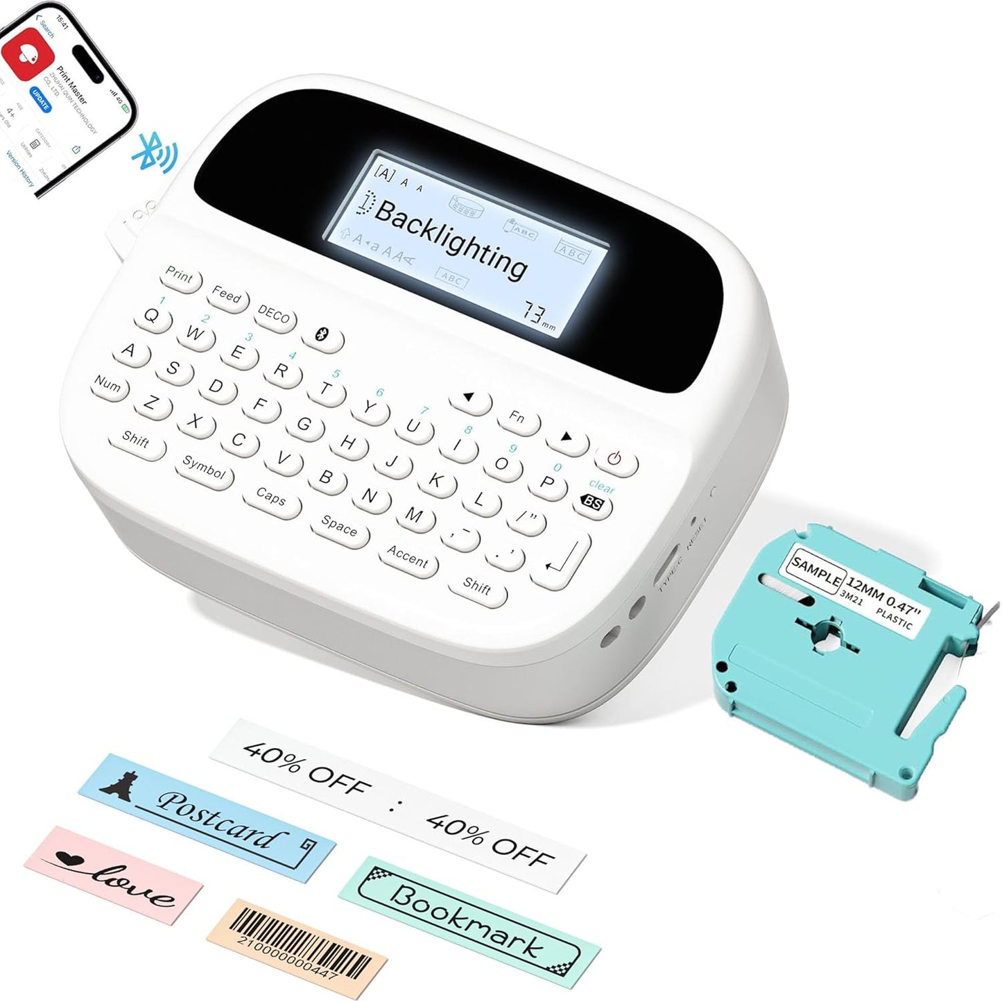 Waterproof Rechargeable Label Maker - EazeID