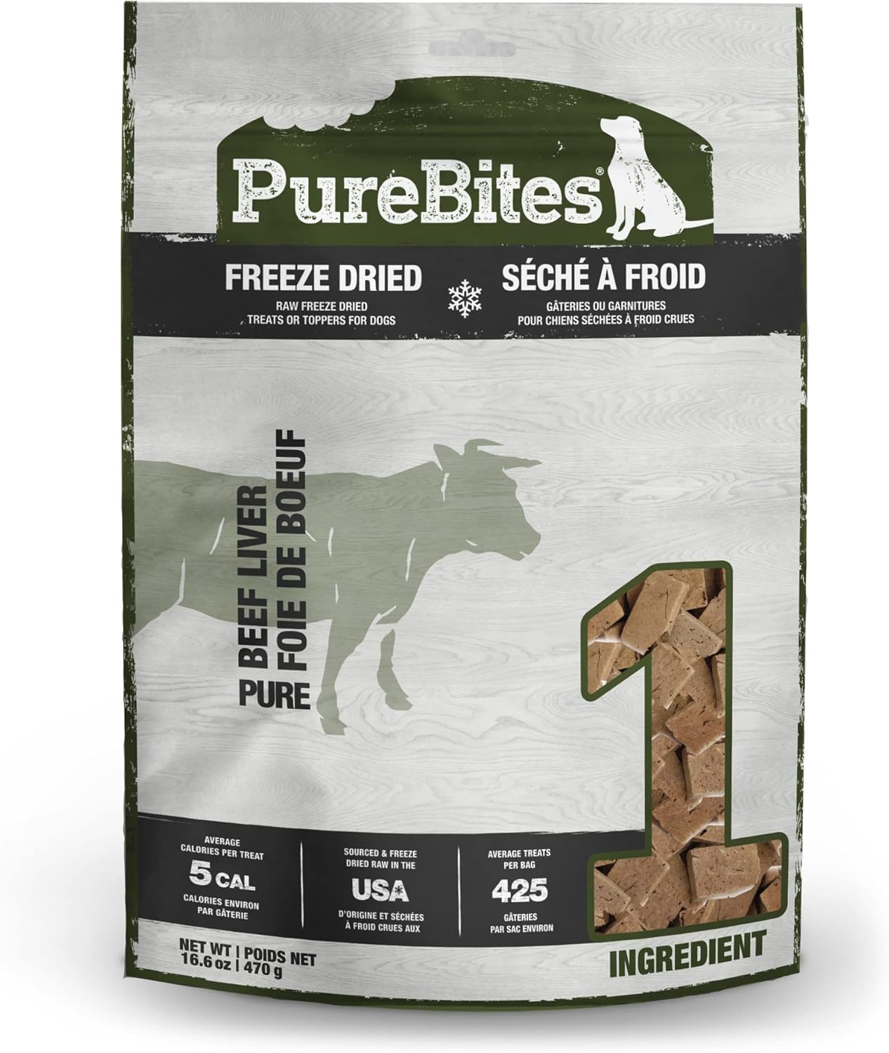 PureBites Beef Freeze Dried Dog Treats - 100% Natural Goodness