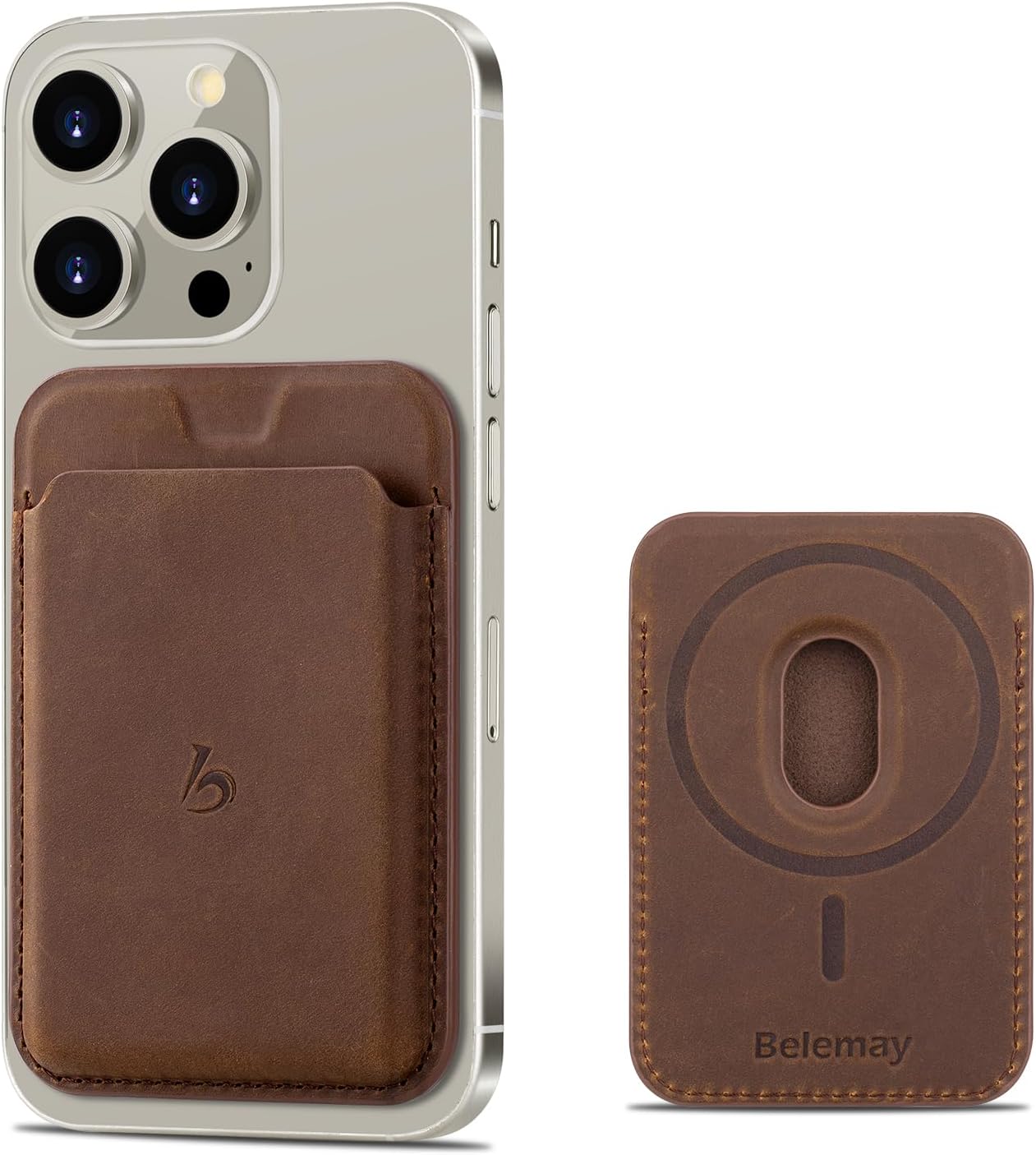 Belemay Strong Magnetic Wallet for iPhone 17/16/15/14/13/12 Series