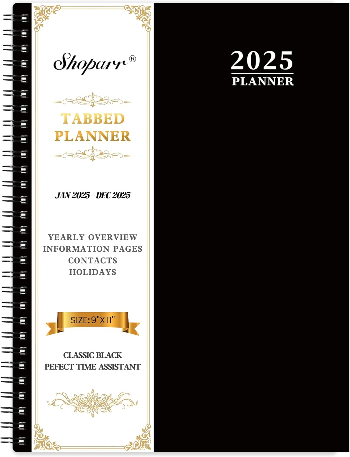 2025 Daily Planner with Hourly Schedule - Stay Organized with Shoparr!