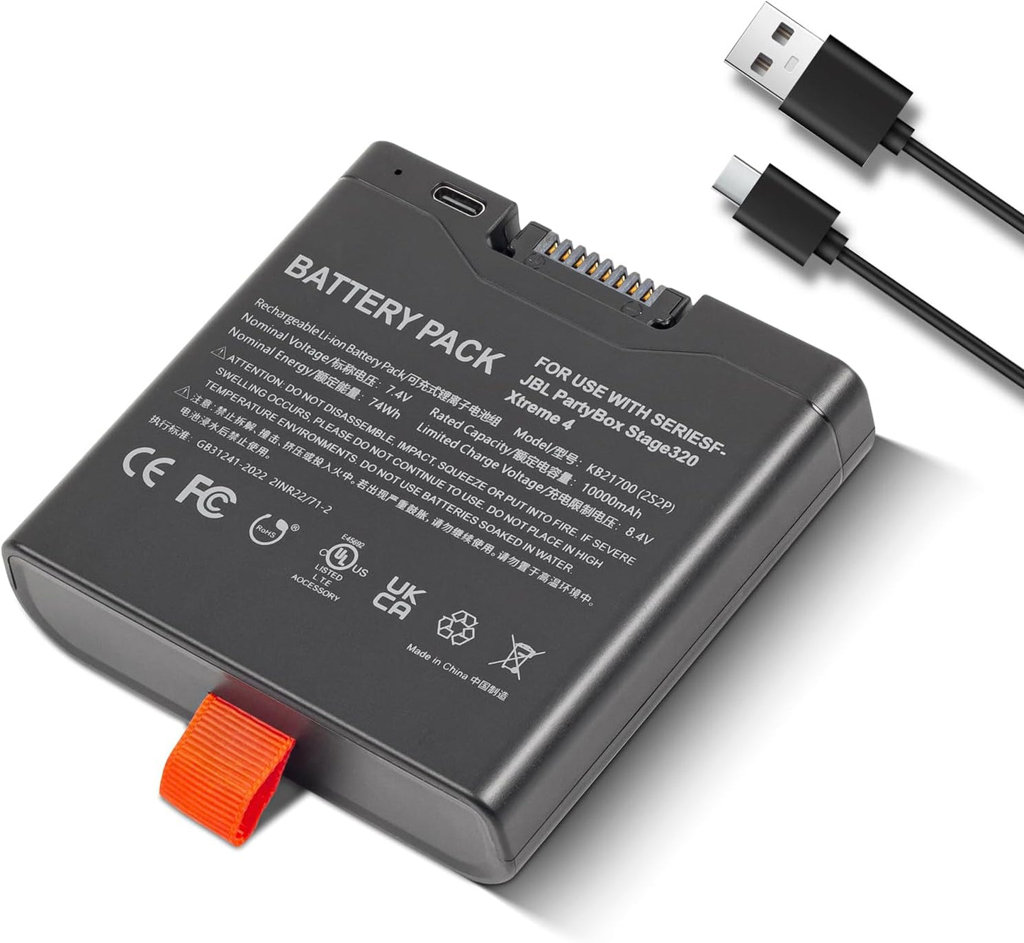 Replacement Battery for JBL PartyBox Stage 320 & Xtreme 4 Speakers