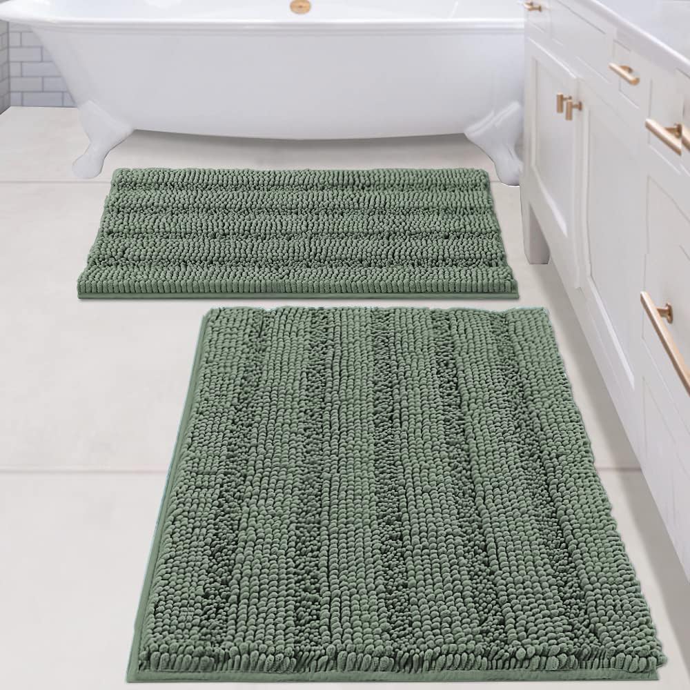 H.VERSAILTEX 2 Piece Bathroom Rugs Set for Ultimate Comfort
