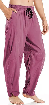Lightweight Summer Beach Pants for Men - Cotton Linen Comfort
