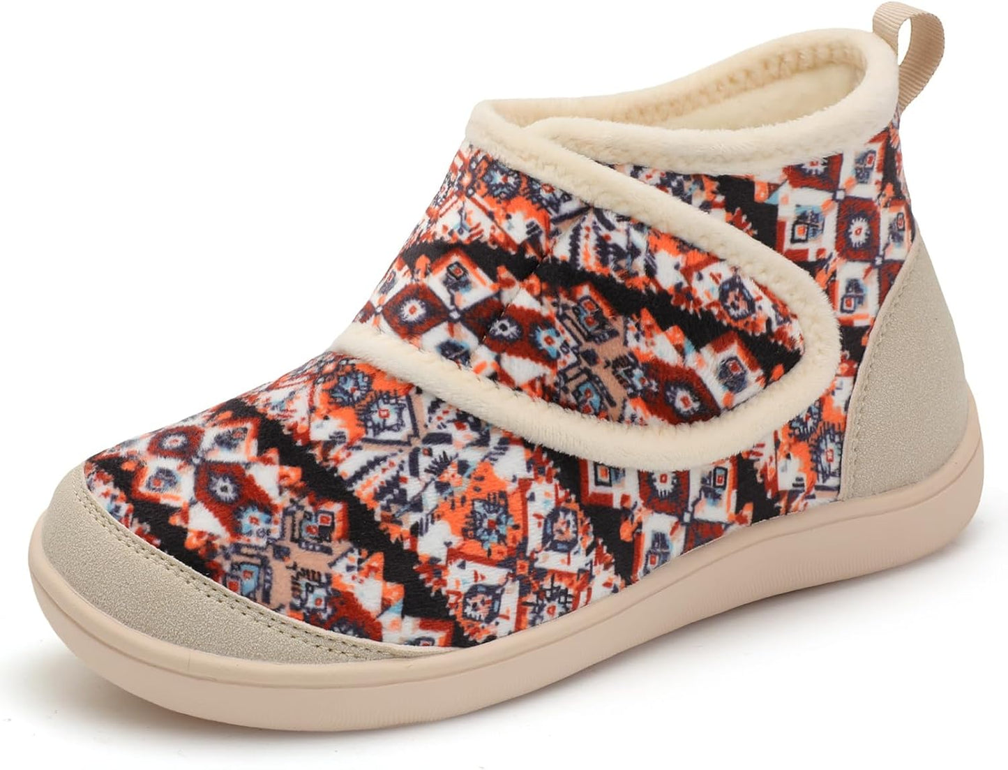 LeIsfIt Slipper Boots for Women: Adjustable Non-slip Winter Shoes