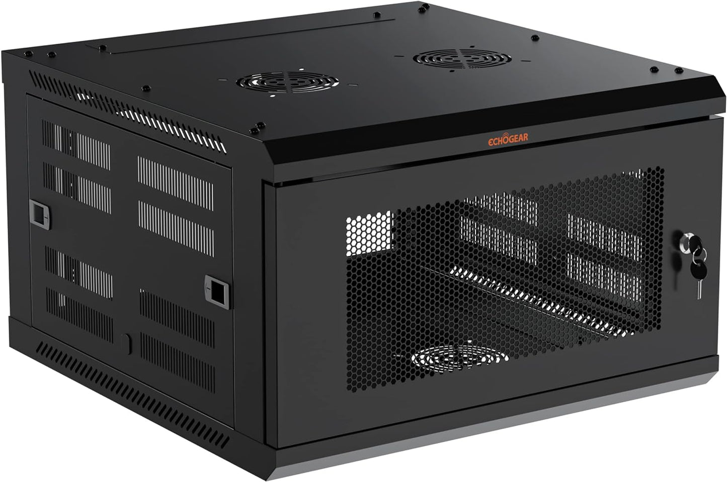ECHOGEAR 6U Network Rack - Perfect Wall Mount Solution for AV Gear