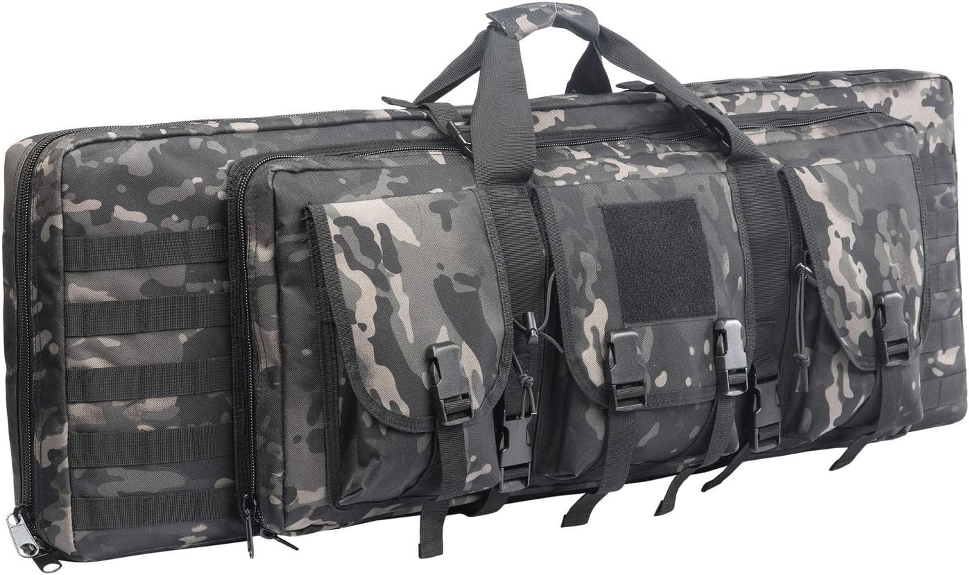 Greencity Double Rifle Case Tactical Gun Bag for Outdoor Use