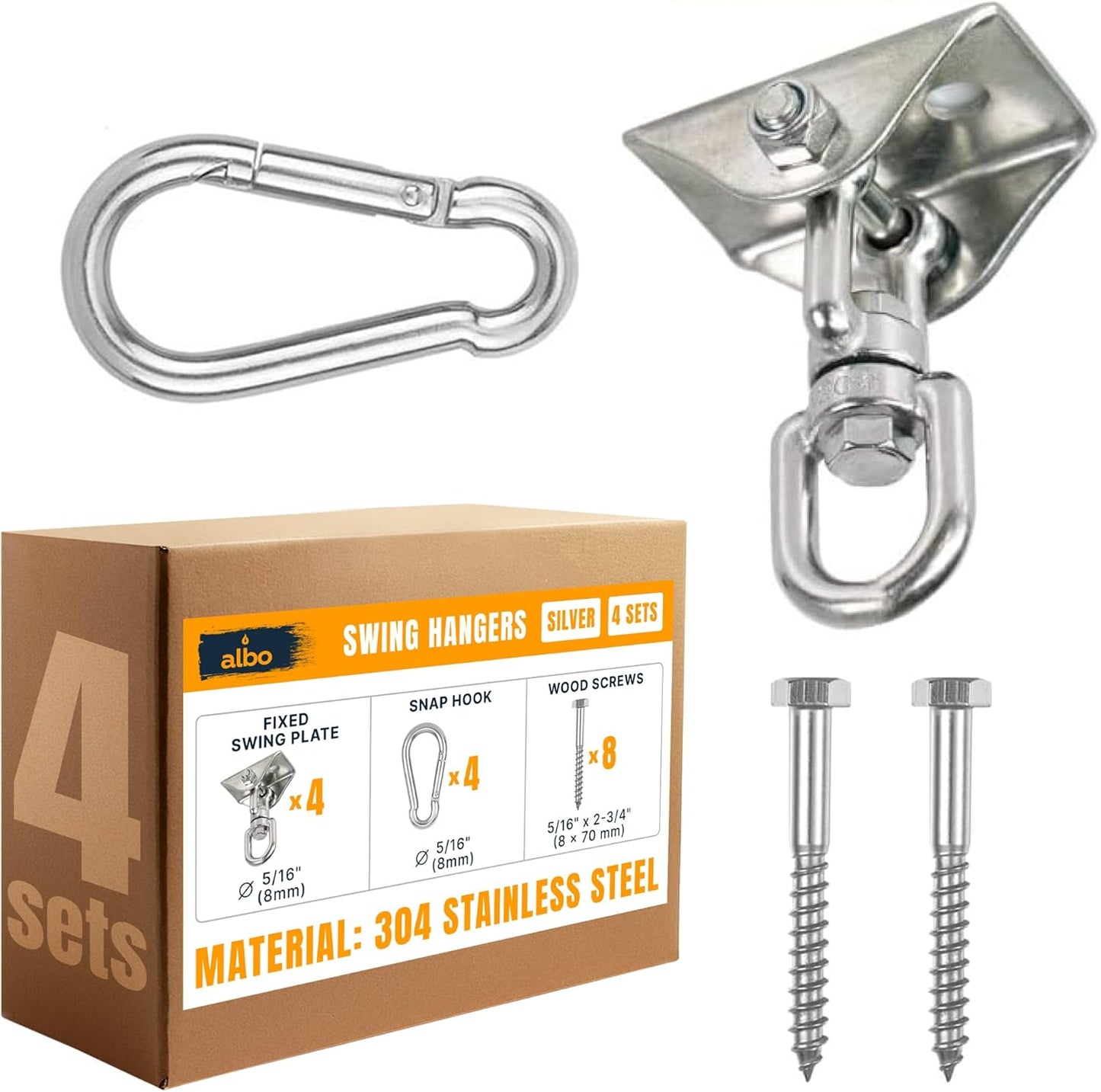 2650LBS Heavy Duty Ceiling Swing Hooks for Indoor Outdoor Use