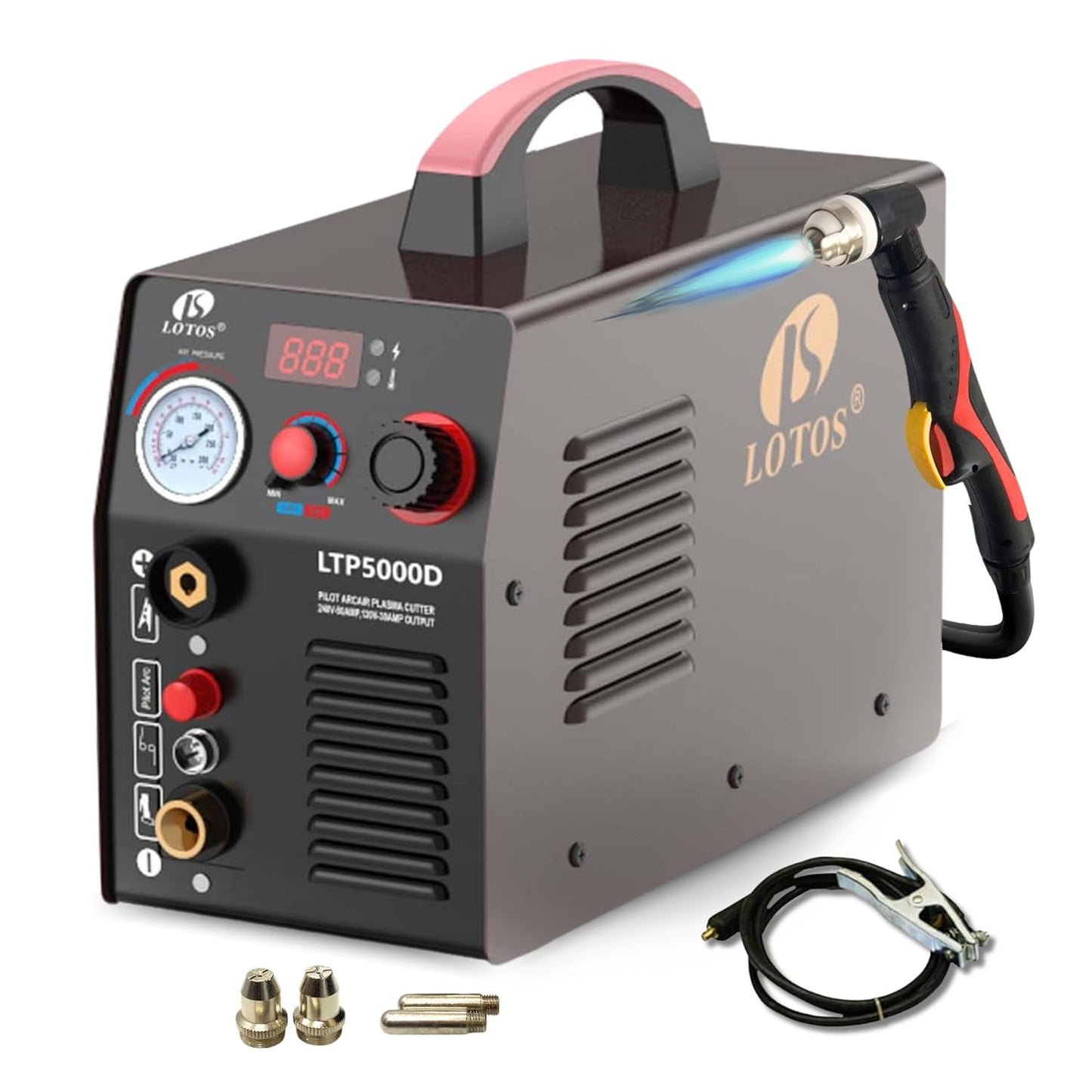 LOTOS LTP5000D Plasma Cutter: Upgraded 50A Non-Touch Arc