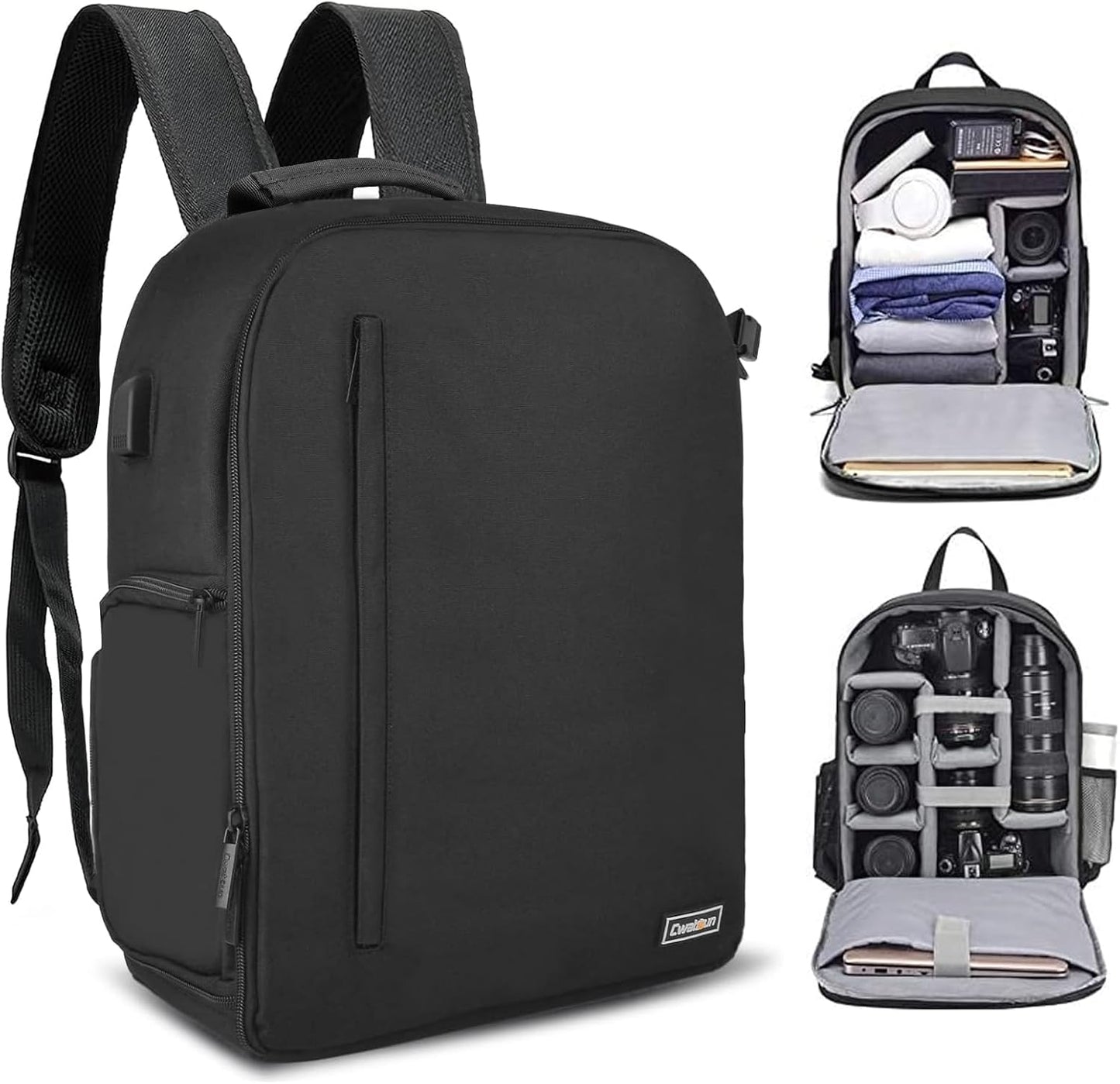 Cwatcun Professional Camera Backpack for DSLR and Mirrorless Gear