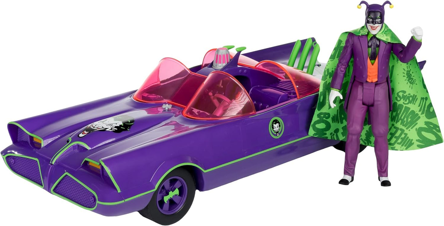 Limited Edition DC Retro Batmobile & The Joker 2pk
