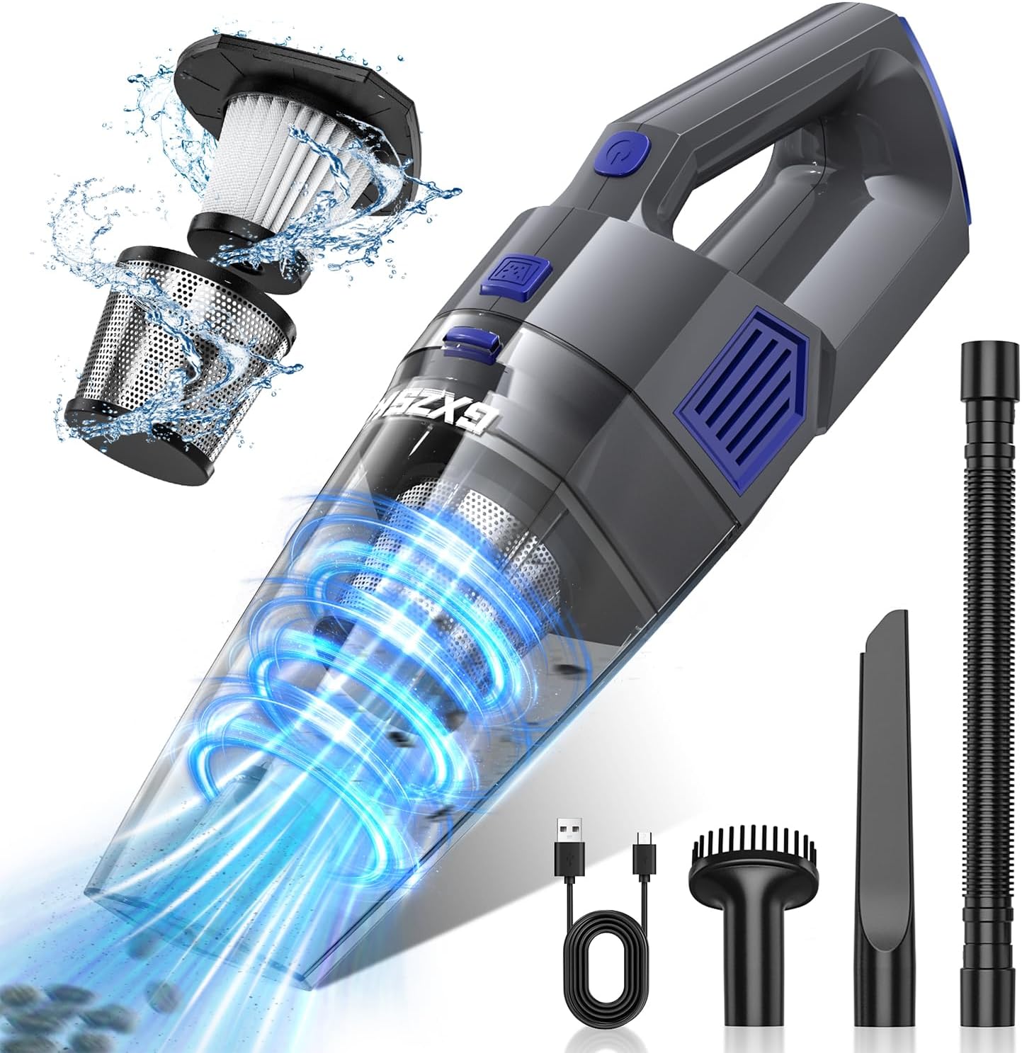 Powerful Cordless Handheld Vacuum - Perfect for Home, Car & Pets