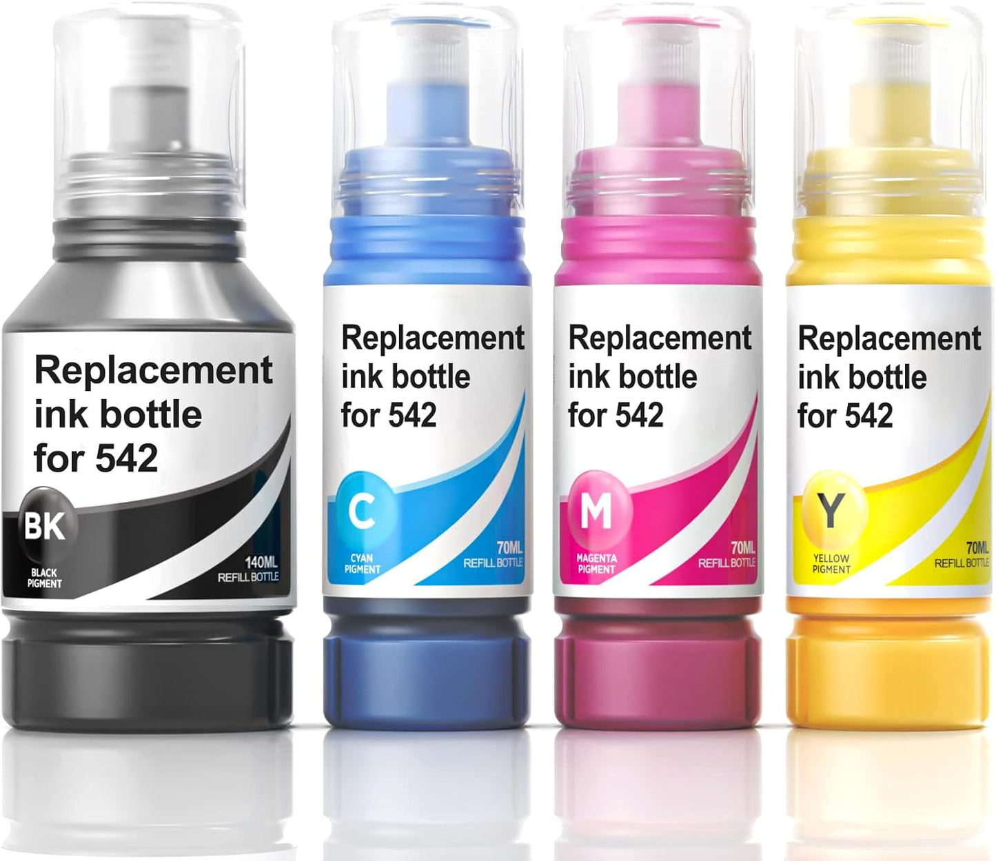 542 Ink Refill Bottles for ET-5850 ET-5880 ET-5170 Printers
