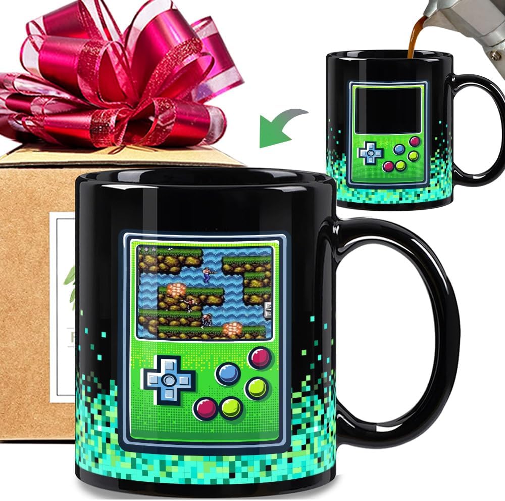 FALJIOK Gaming Mug: Fun Heat Change!