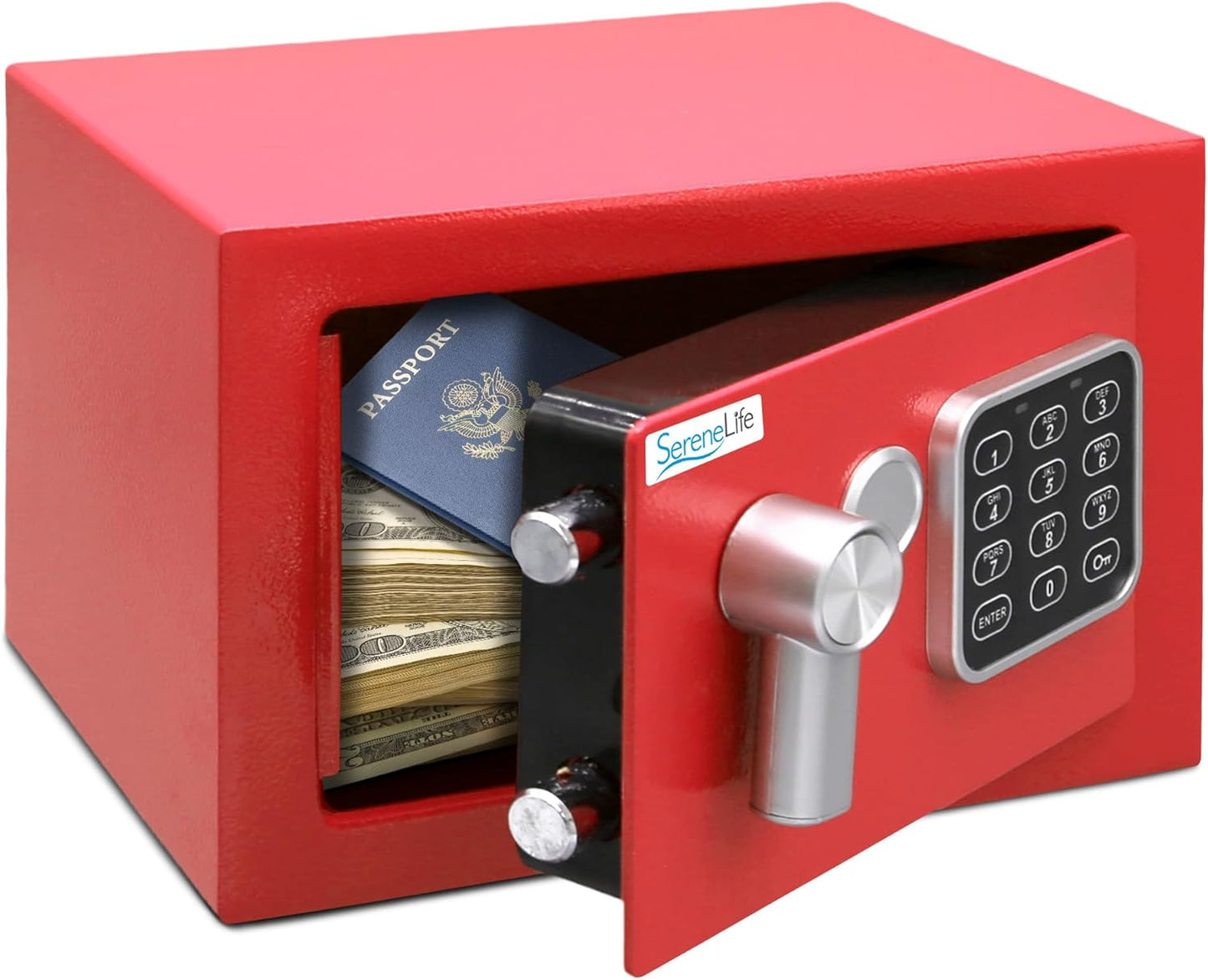 SereneLife Premium Steel Digital Safe Box for Secure Storage