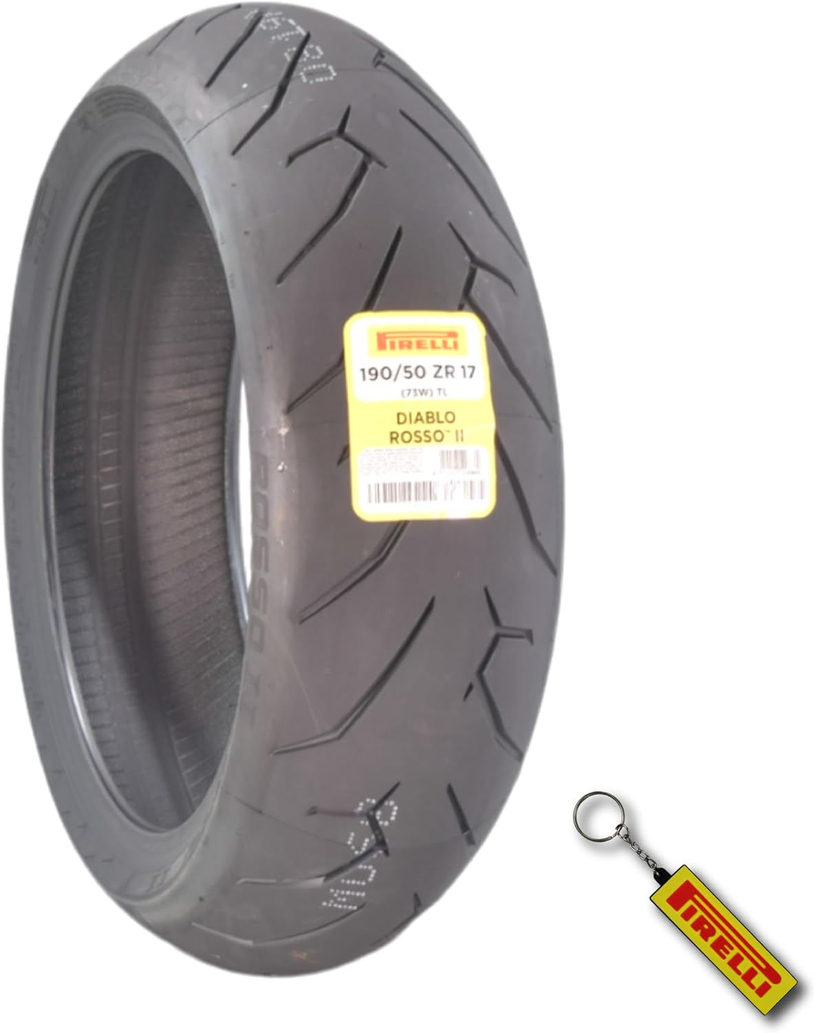 Pirelli Diablo Rosso II 190/50 ZR 17 M/C Rear Tire for Sport Bikes