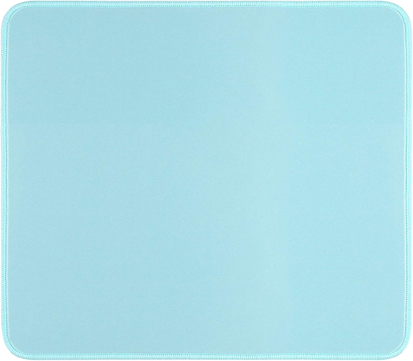 Durable Stitched Edge Mouse Pad - Non-Slip - Smooth Surface - Light Blue