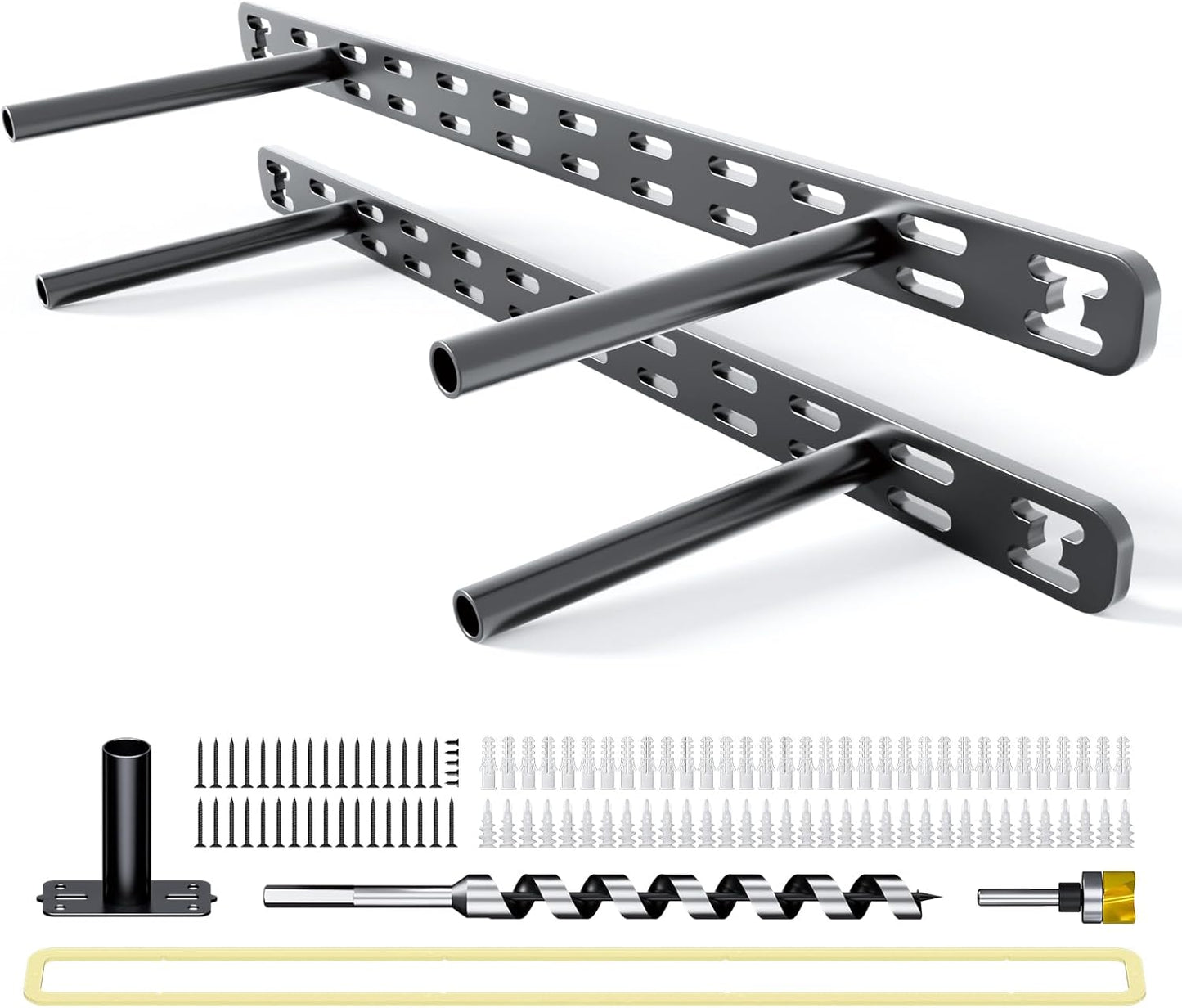 Heavy Duty Floating Shelf Bracket Kit for Elegant Home Decor