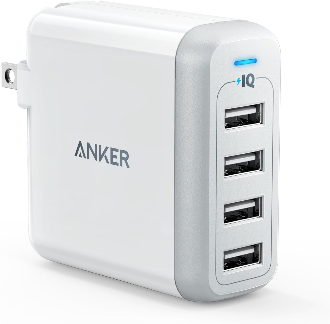 Anker 40W 4-Port USB Charger - Rapidly Charge Multiple Devices!