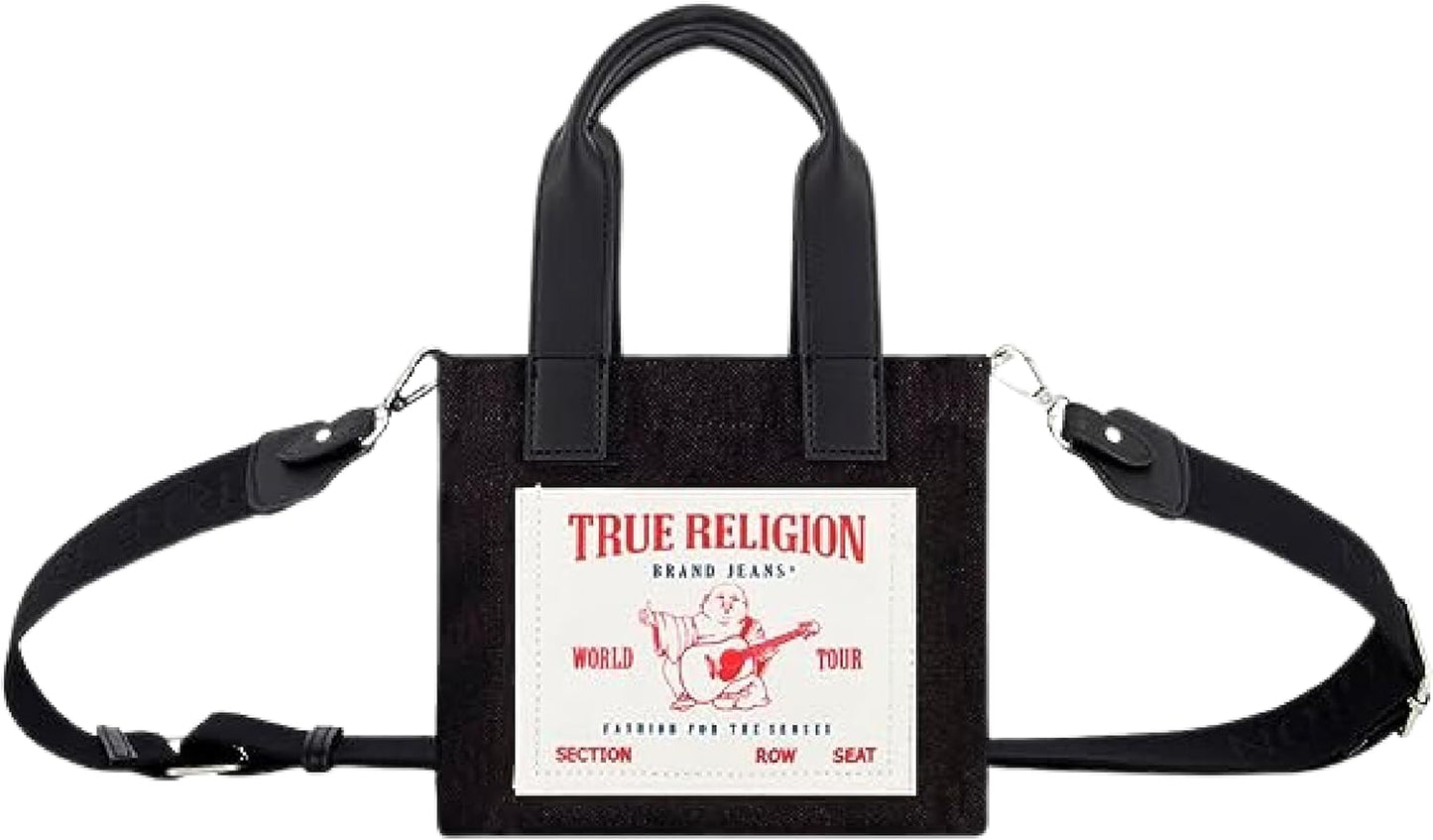 True Religion Mini Travel Tote Bag for Stylish Women on the Go