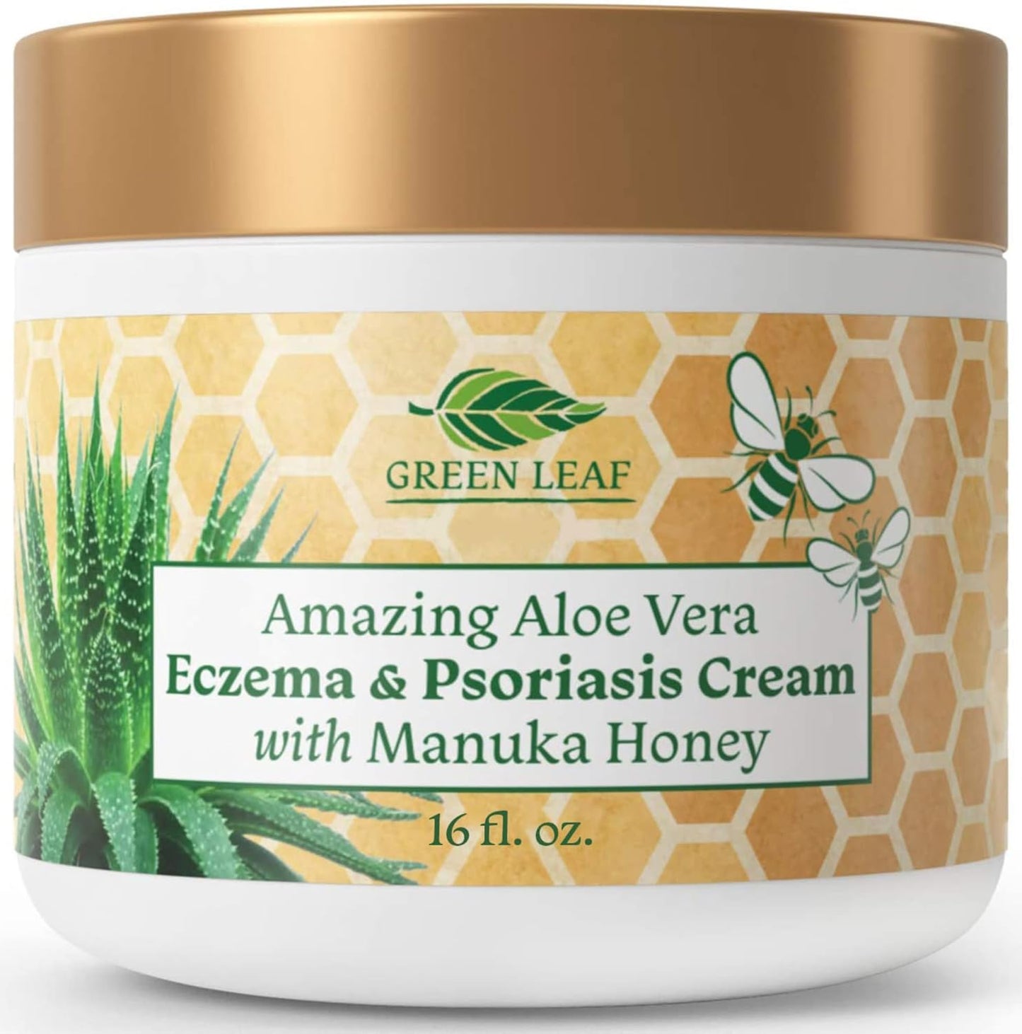 Manuka Honey Eczema Cream for Psoriasis Relief and Moisturizing