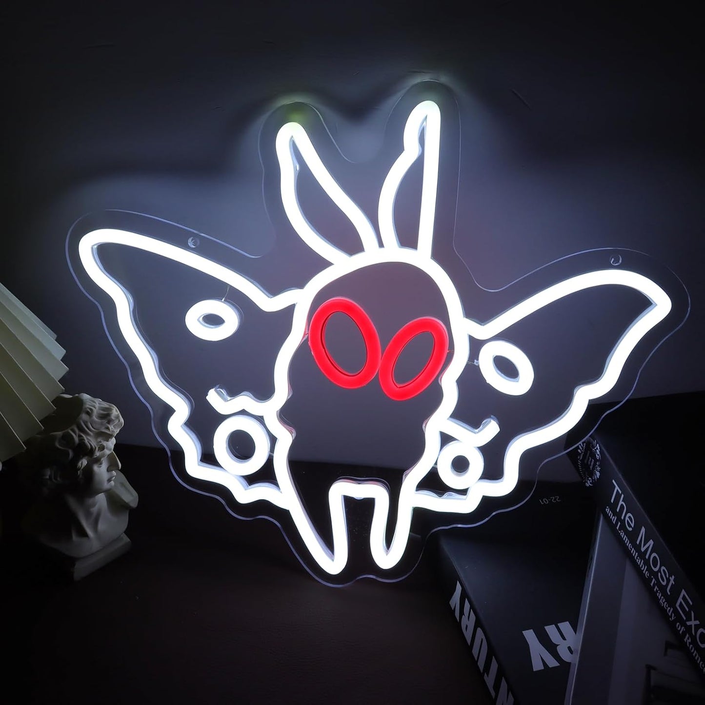 Mothman Neon Signs for Wall Decor - Dimmable LED Light