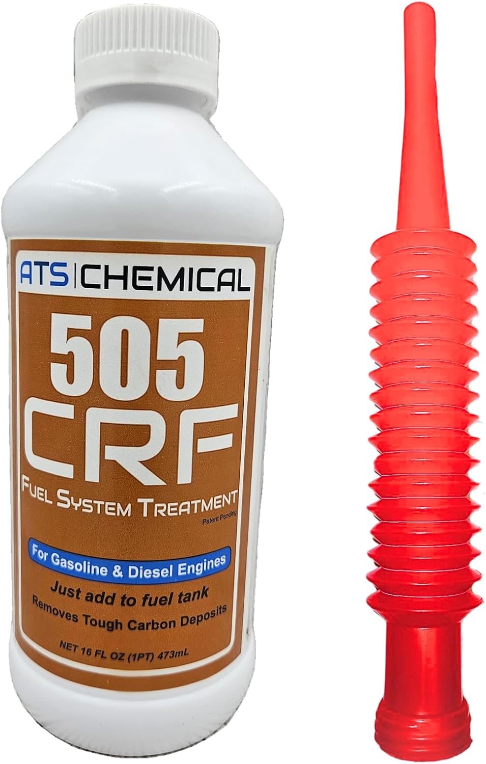 505 CRF Fuel System Treatment with Anti-Spill Spout for Engines
