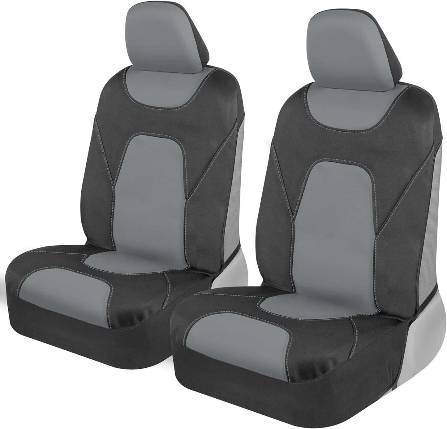 Waterproof Gray Front Seat Covers by Motor Trend