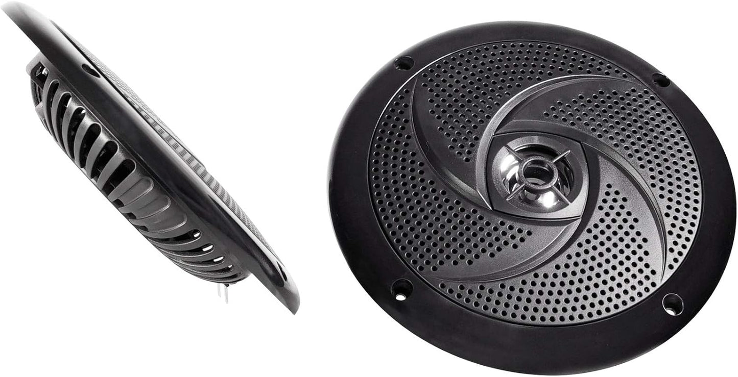 Rockville RSM65B 6.5 Waterproof Marine Speakers